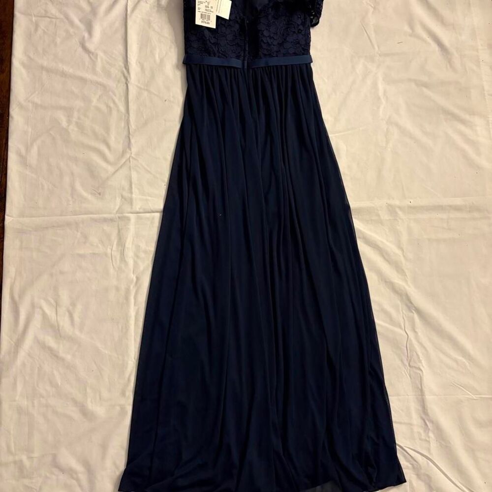 David-s-bridal Women's Navy and Black Dress